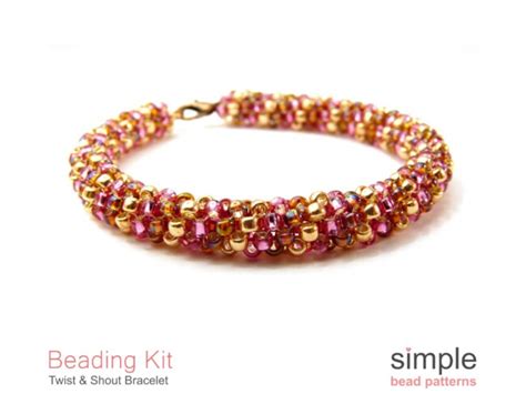 Tubular Peyote Stitch Kit Simple Bead Patterns