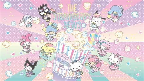 Little Twin Stars Wallpaper 2020 六月桌布 日本草莓新聞 Hello Kitty Wallpaper Hd