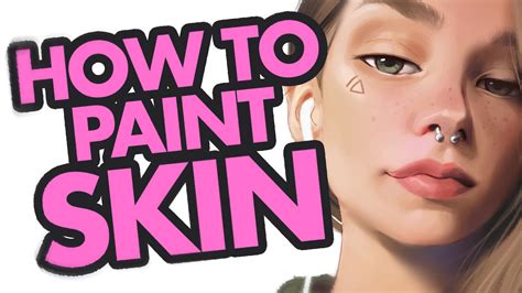 How To Paint Skin Tutorial By Ericanthonyj Digital Art Tutorial