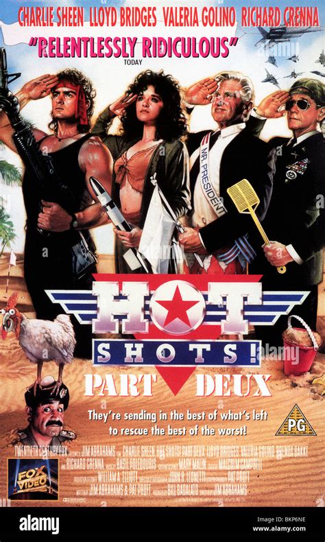 Hot Shots Hot Shots Part Two Alt Poster Jim Abrahams Dir Hs Photo Stock Alamy