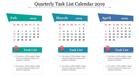 2019 Calendar Template 13 Powerpoint Calendar Templates Slideteam Blog