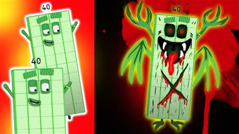 Numberblocks Return From Flatland Learn To Count Number 40 Horror