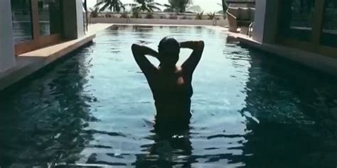 kim kardashian shares bikini d pool video from thailand huffpost