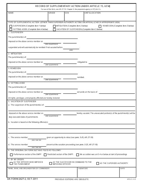 Da Form 2627 2 Fill Out Sign Online And Download Fillable Pdf