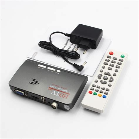 Digital Hdmi Dvb Tt2 Tv Box Vga Av Cvbs Tv Receiver Converter With Usb