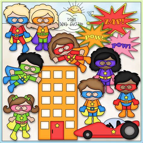 White, black, blue, green, and red. When I Grow Up: Superhero 1 - NE Kristi W. Designs Clip Art : Digi Web Studio, Clip Art ...