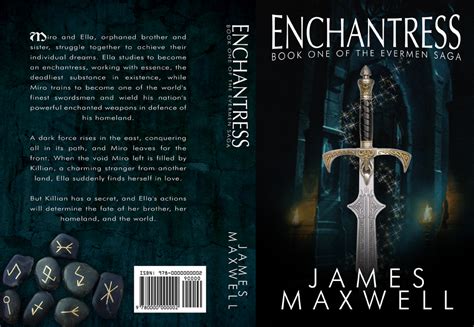Book Cover Design For Epic Fantasy Novel Enchantress Hiretheworld