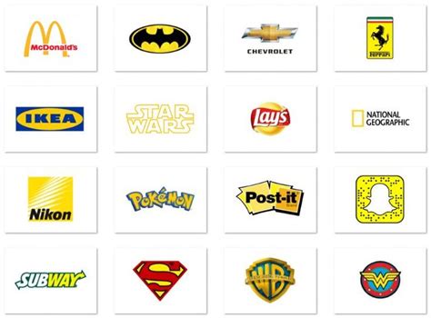 Top Famous Logos Designed In Yellow Logo Design Famous Logos