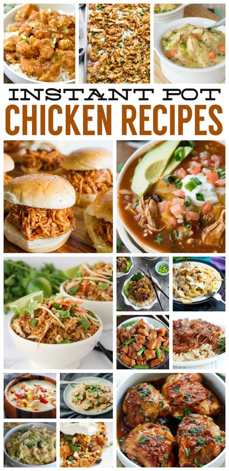 Delicious Instant Pot Chicken Recipes - Eighteen25
