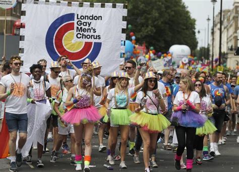 Pride Parade Thousands Join Lgbt March In London World News