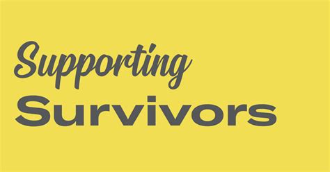 Supporting Survivors National Sexual Violence Resource Center Nsvrc