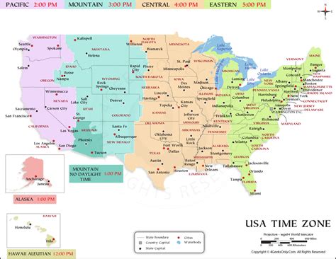 Printable Us Time Zone Map With Cities Printable Maps Images