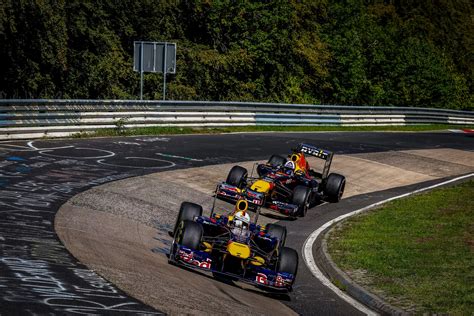 F Sebastian Vettel Has Reunited With His Red Bull Rb At The N Rburgring