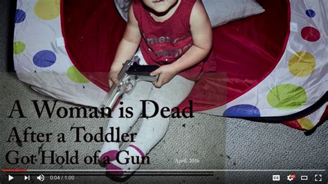 ‘guns Dont Kill People Toddlers Kill People Gun Control Group Says