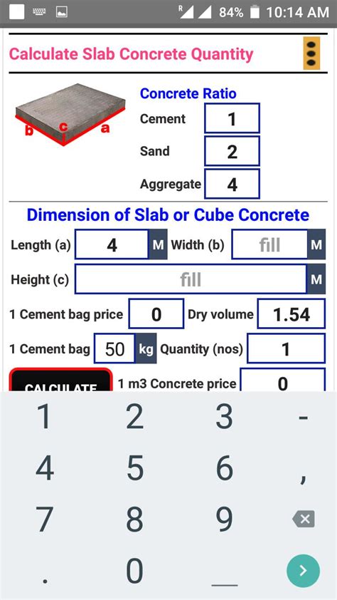 How To Calculate Concrete