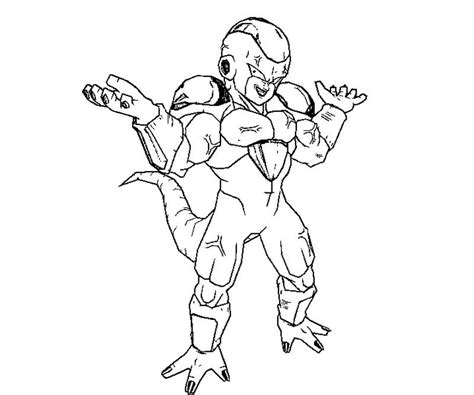 Frieza All Forms Coloring Pages Coloring Pages