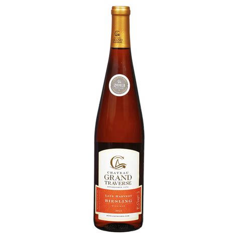 Chateau Grand Traverse Harvest Riesling Wine 750 Ml White Wine