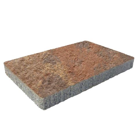 16 In X 16 In Red Brickface Concrete Step Stone 72661 The Home Depot
