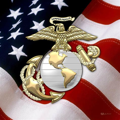 Download High Quality Us Marines Logo Flag Transparent Png Images Art