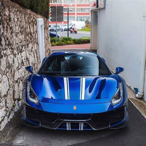 2020 ferrari 488 pista spider £389,995 exterior: Ferrari Club on Instagram: "Blue 488 Pista Spider! What a stunning color😍 📸 @balco" | Ferrari ...