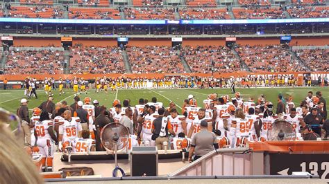 Section 132 At Cleveland Browns Stadium