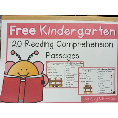 22pages Reading Comprehension For Kindergarten Shopee Philippines