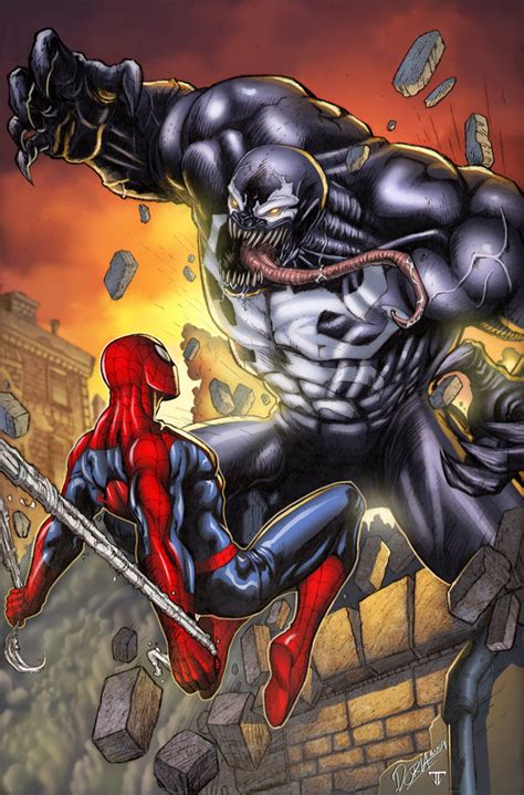 Spider Man And Gargan Venom Vs Ultimate Venom And Miles