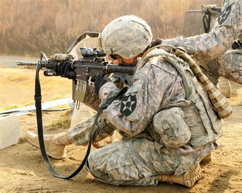 Us Army Soldiers Shoot For Japan Marksmanship Badge During Orient