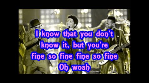 Treasure Bruno Mars Lyrics Clean Version No Swearing Youtube