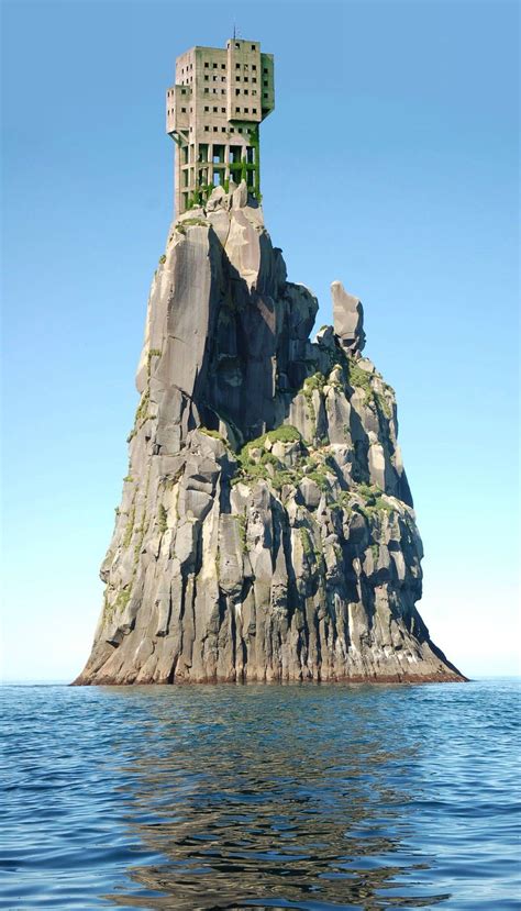 Zombie Island Fortress Amazing Places On Earth Nature Landscape