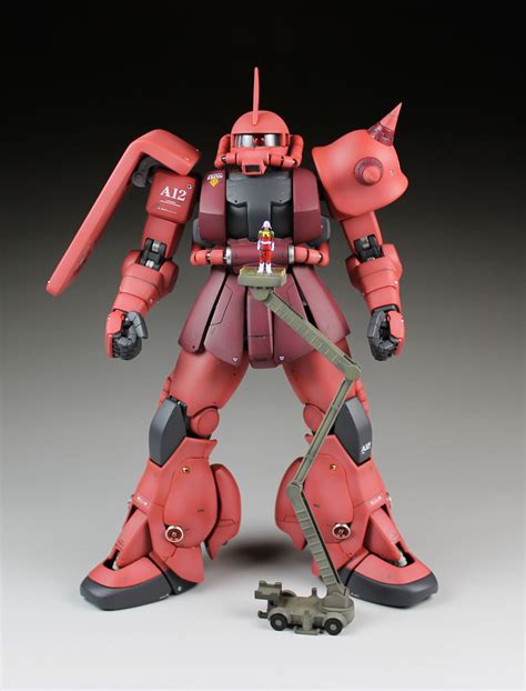 Gundam Guy Mg 1100 Ms 06s Zaku Ii Char Custom Ver 20 Customized Build