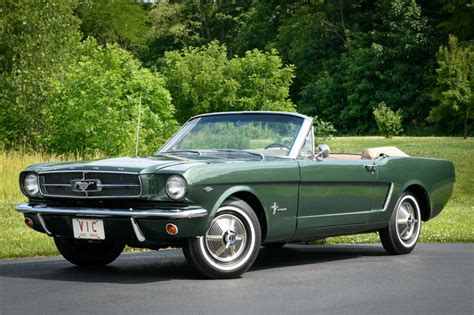For Sale 1965 Ford Mustang Convertible Ivy Green 289ci V8 3 Speed
