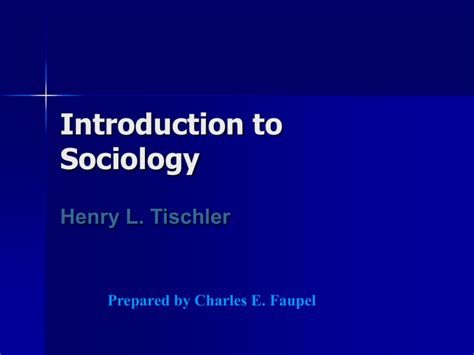 Introduction To Sociology