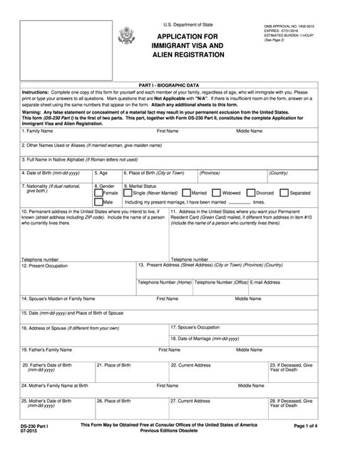 Ds 230 2015 2022 Fill And Sign Printable Template Online Us Legal Forms