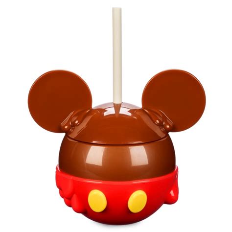 Mickey Mouse Caramel Apple Tumbler With Straw Disney Store