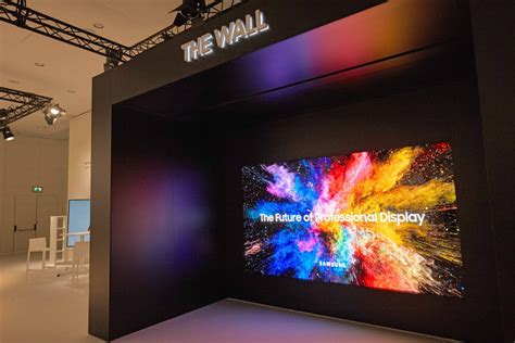 Samsung's The Wall Professional MicroLED Display and 3D Cinema LED at 