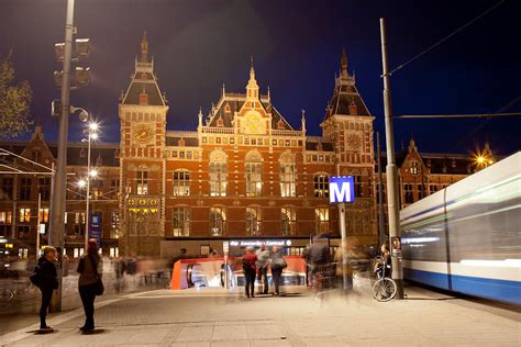 Amsterdam Central Station And Metro Entrance Photograph By Artur