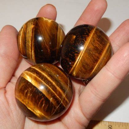Ball Shape Polished Tiger Eye Sphere For Decoration Feature
