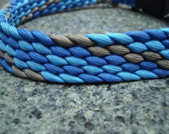 It also features a metal buckle and snap hook for safety and reliability. Martingale Style Dog Collar Kendalia Braided | Etsy | Paracord bracelets, Paracord dog collars ...