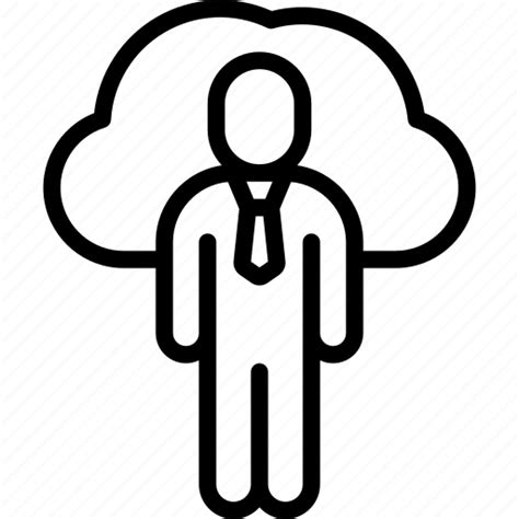 Cloud Business Person People Stickman Computing Icon Download On