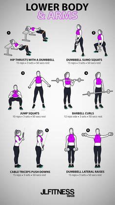 Lower Body Arms Fitness Workouts Body Workout Plan Workout Schedule