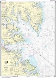 Noaa Nautical Chart 12238 Chesapeake Bay Mobjack Bay And