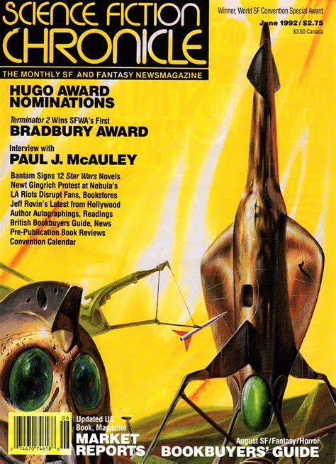 Click for image. John Schoenherr, SF Chronicle 92-06. Reprint of the