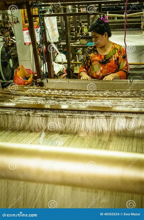 Silk Factory Editorial Stock Image Image Of Clothing 40355524