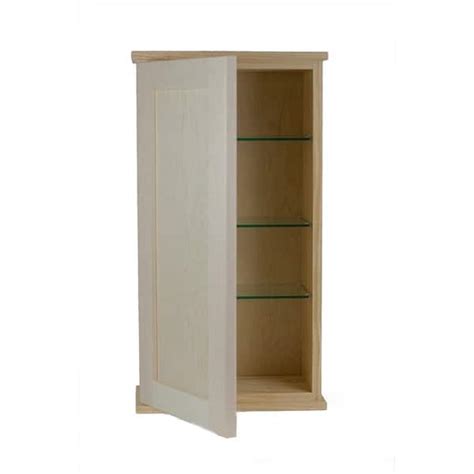 Shaker Series On Wall Wood Unfinished Medicine Cabinet Bed Bath