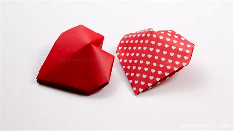 Origami Bild 3d Origami Heart Box Tutorial