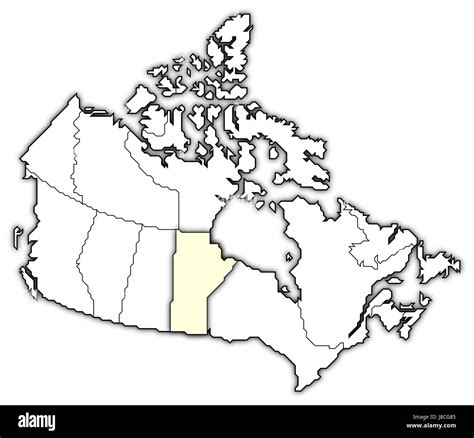 Canada Political Map Cut Out Stock Images And Pictures Alamy