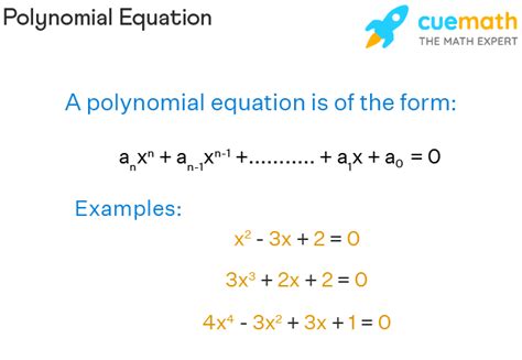 Polynomial Equation Definition Solving Polynomial Equations
