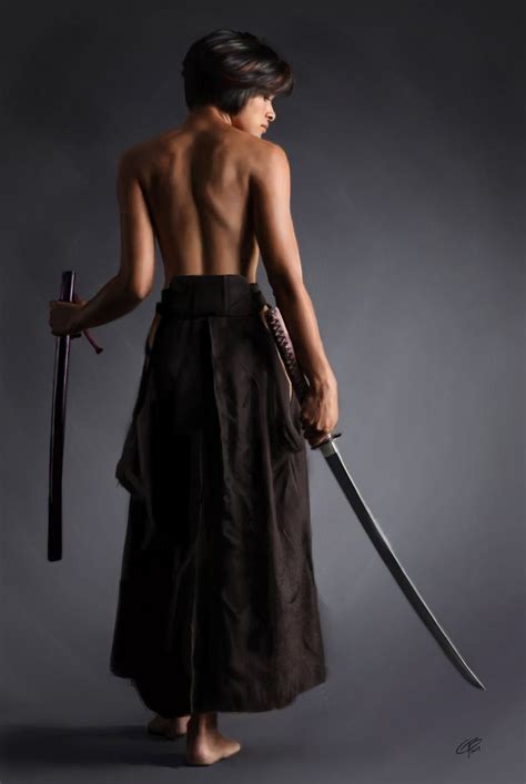 Samurai Girl Guy Bourraine Jr Female Samurai Warrior Woman Samurai