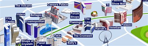 Las Vegas Hotel Map 2021 - Large World Map